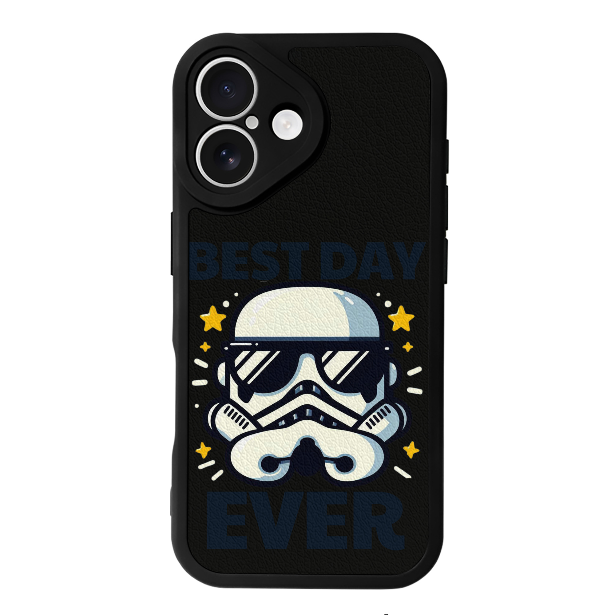 （画像用） スター・ウォーズ Star Wars 【iPhone 16シリーズ対応】シリコンスマホケース（レザー調） 材質：シリコン